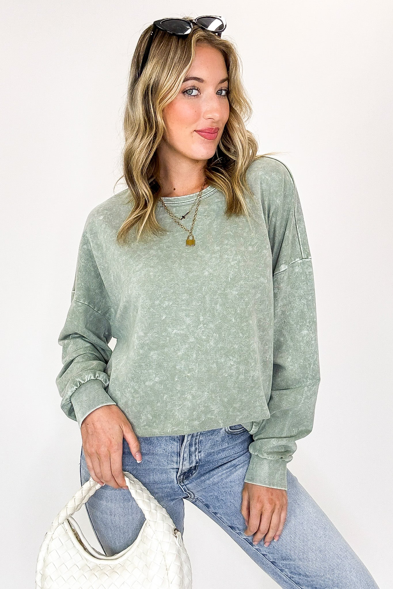 Vintage Mineral Wash Pullover