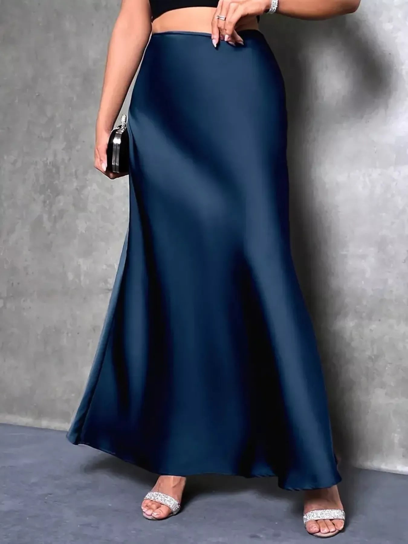 Satin Maxi Skirt