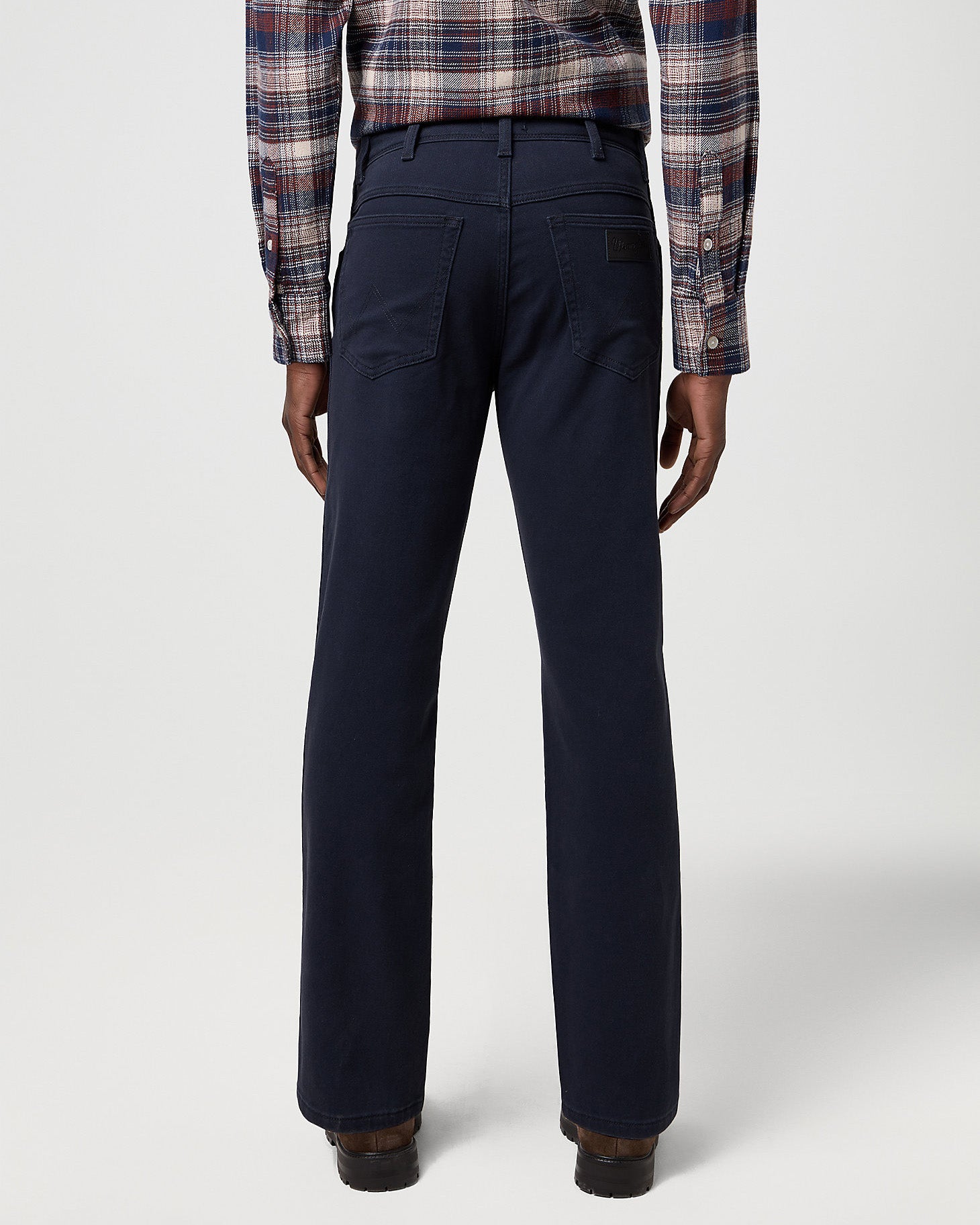 Texas Stretch Authentic Straight Cotton Twill Trousers - Dark Navy