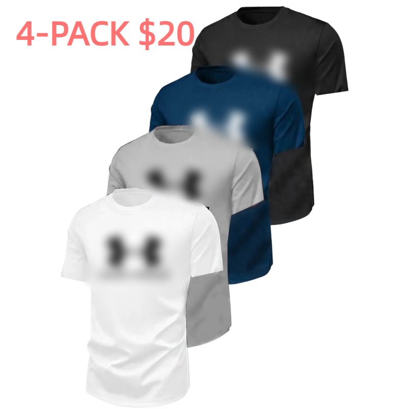 Men's Retro Fitted Short Sleeve Round Neck T-Shirt