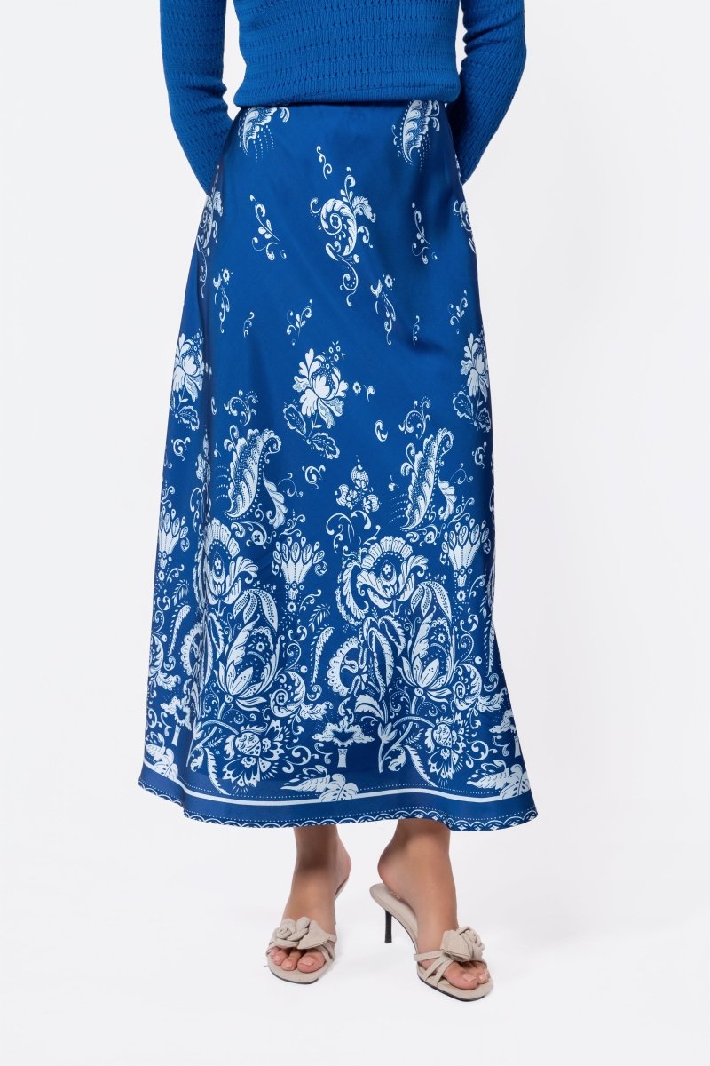 Lisa Skirt (Navy/Mint)