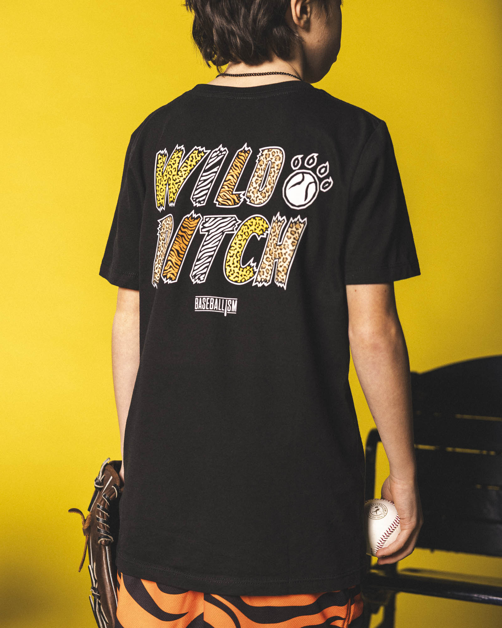Wild Pitch T-Shirt (Black) - Youth