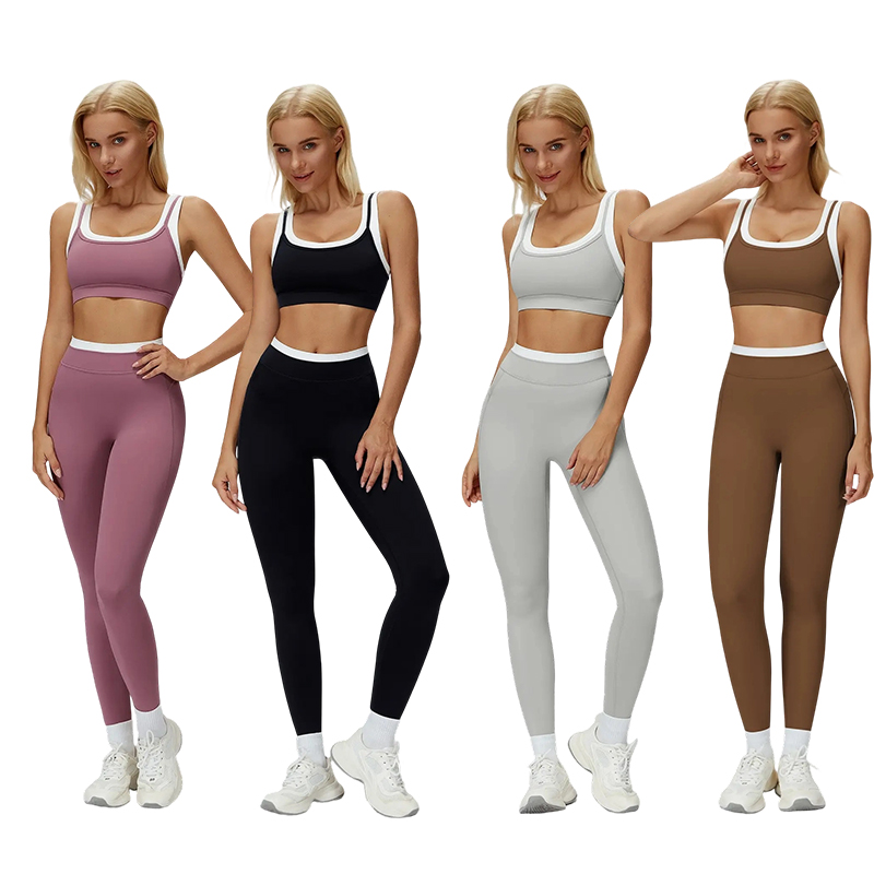 💪💪💪Women's Ribbed Two-Piece Workout Set
