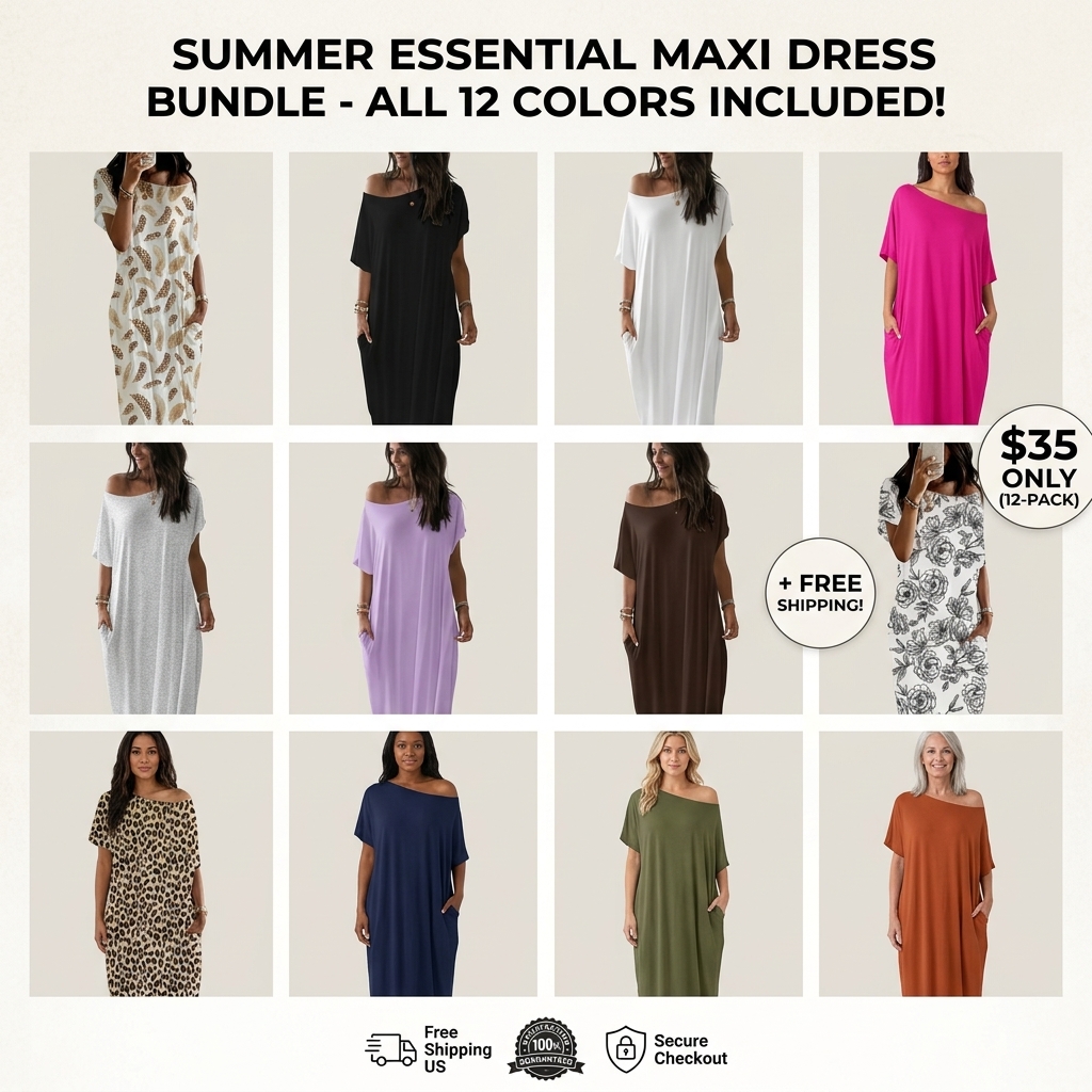 🦇🦇🦇Women's Batwing Sleeve Lounge Dress