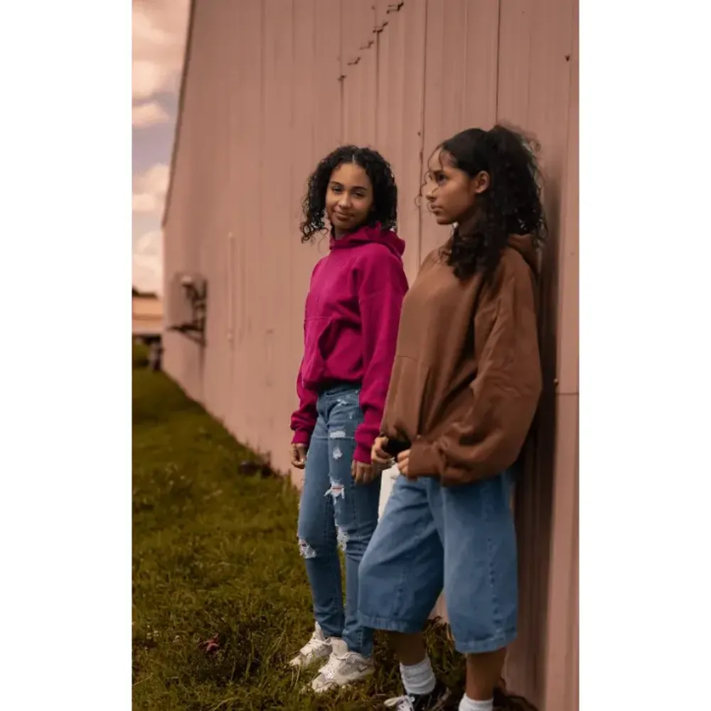 Adult Double Layer Cropped Perfect Hoodie