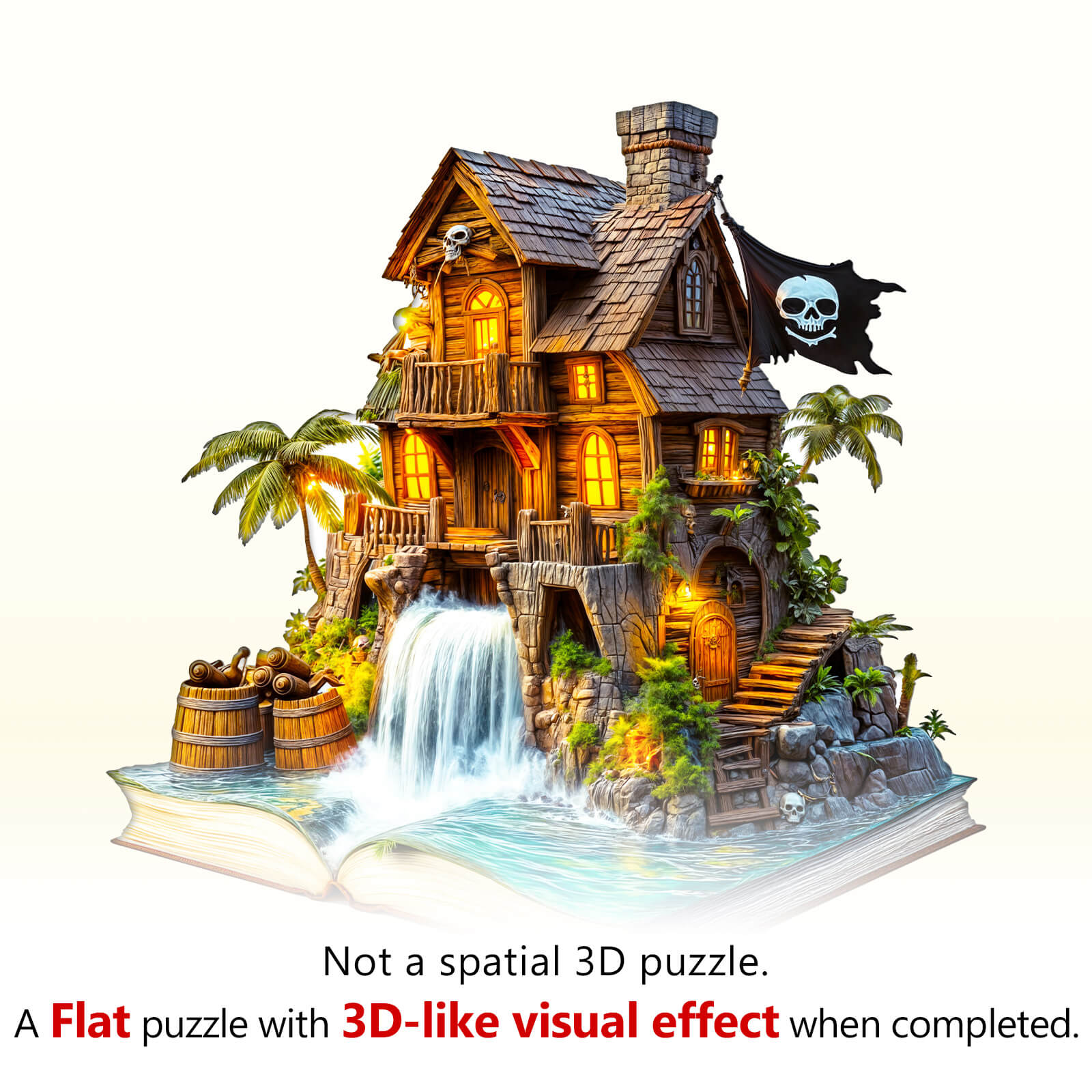 Pirate cabin-1 Wooden Jigsaw Puzzle