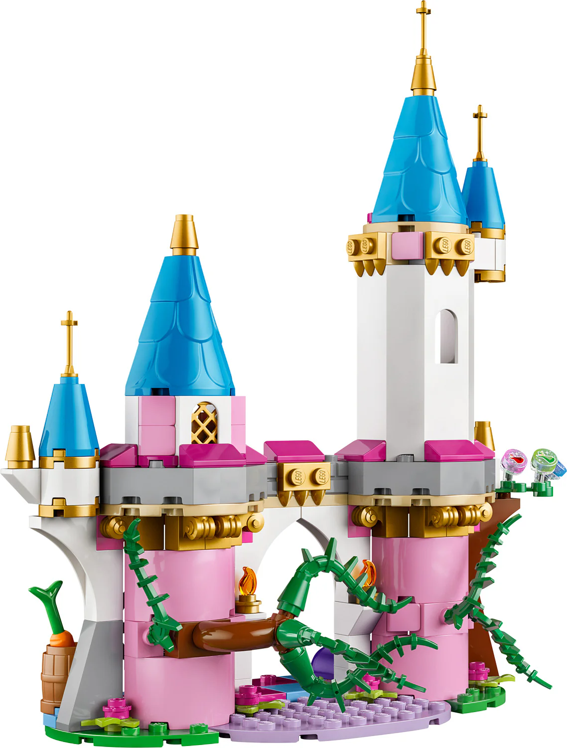 Maleficent's Dragon Form And Aurora's Castle