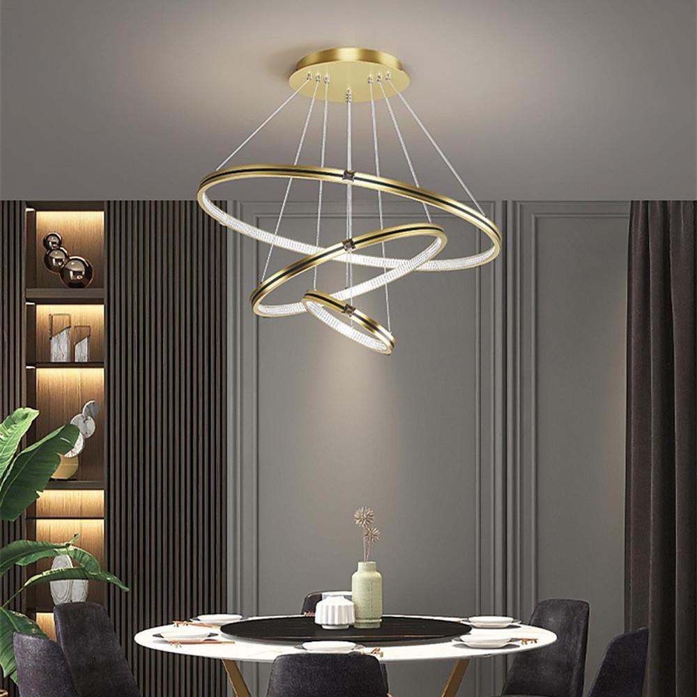 3 Ring Modern Chandeliers Dining Room Chandelier