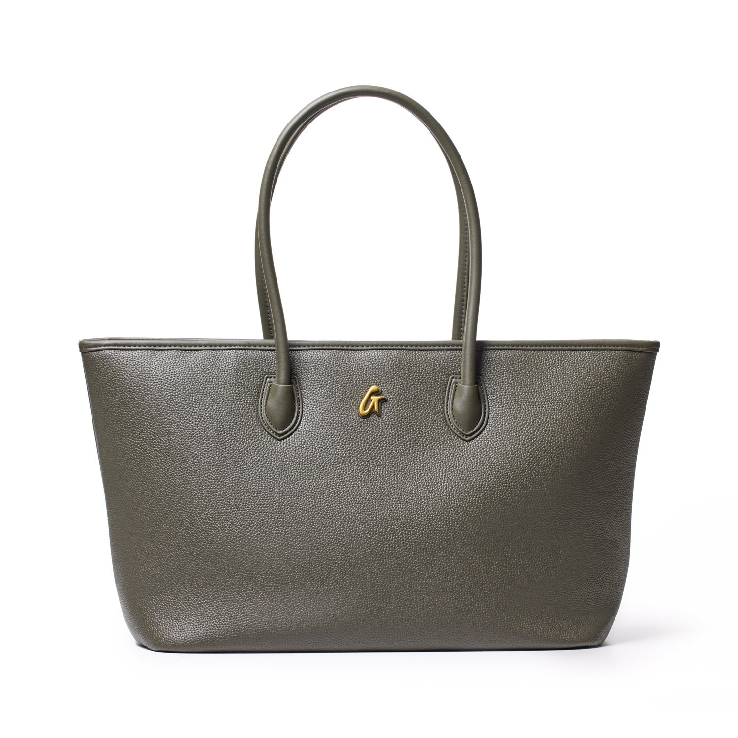 PEBBLE TOTE BAG - OLIVE GREEN