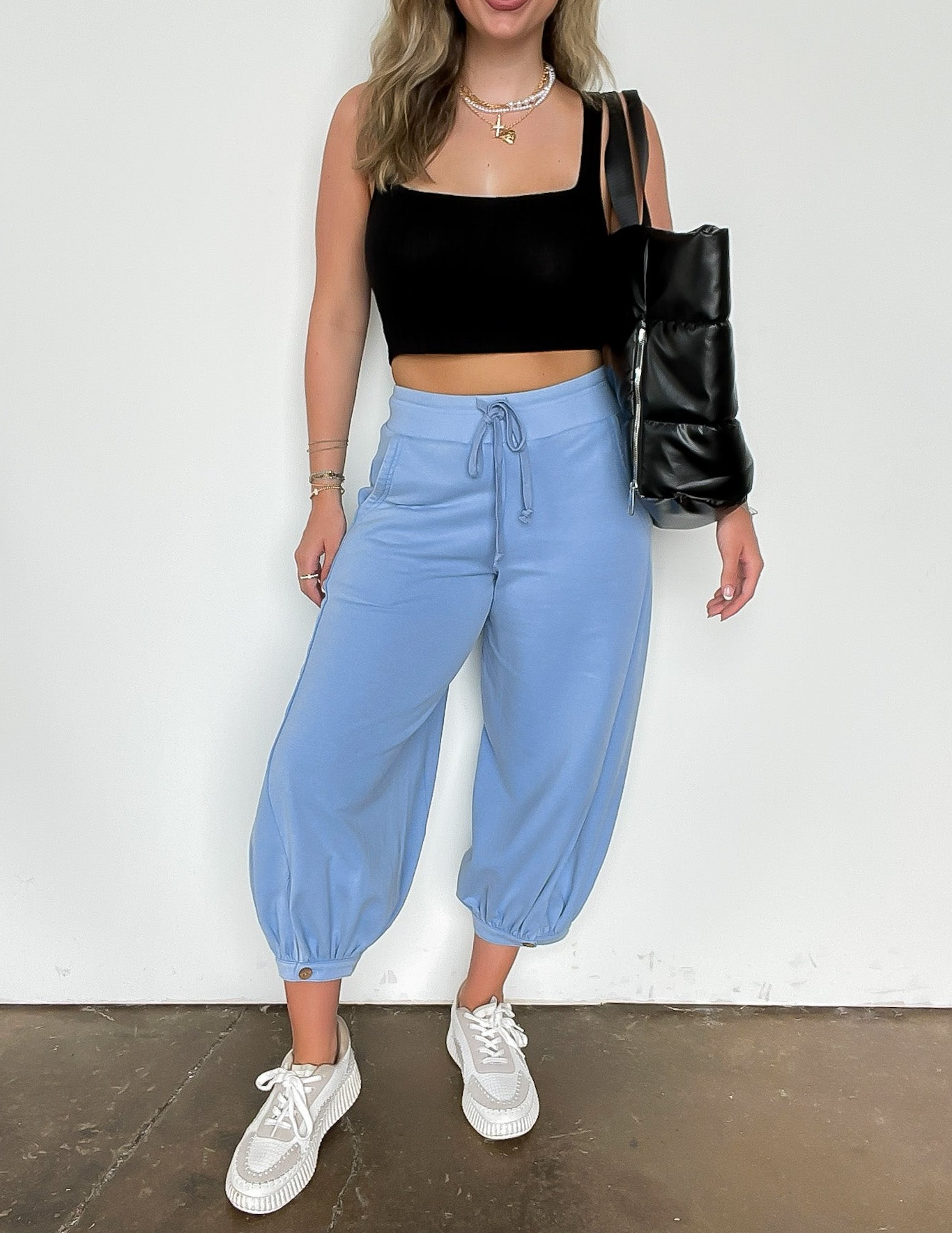 Acid Wash Bubble Pants