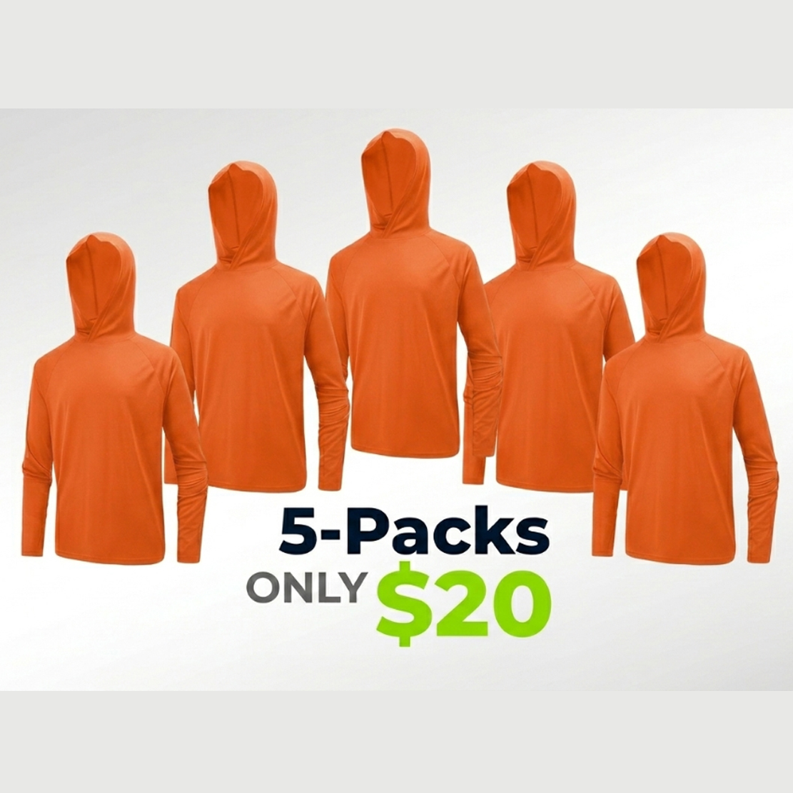Men's Lightweight UPF50+ Sun Protection Performance Hoodie