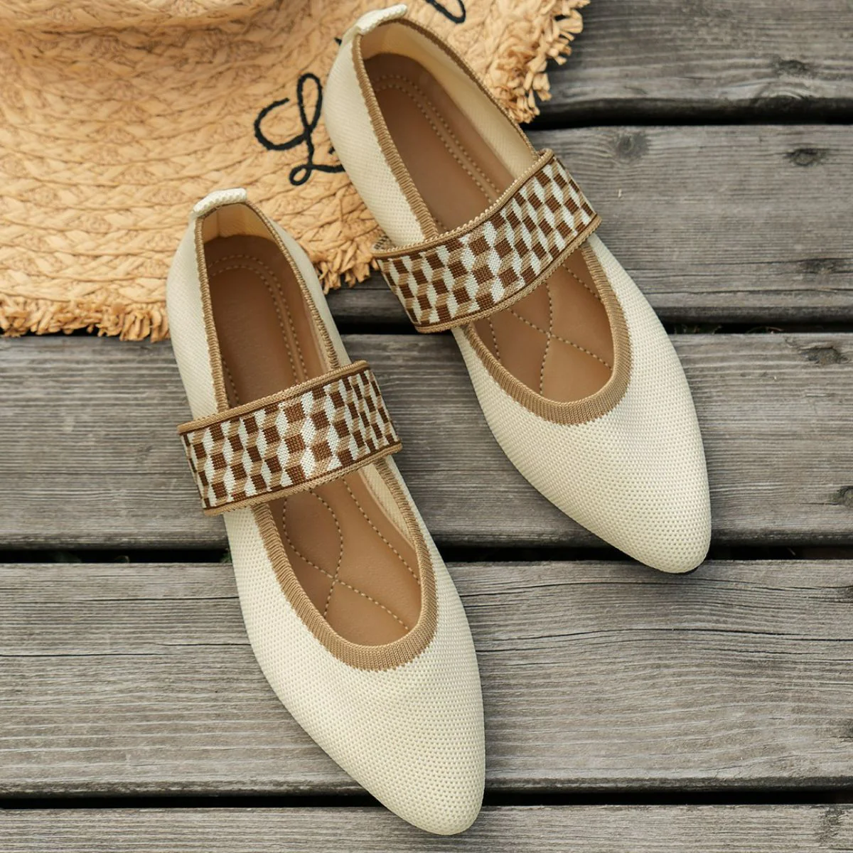 Point Toe Flats Slip-Ons (multiple color options)