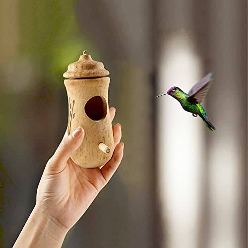 Wooden Hummingbird House