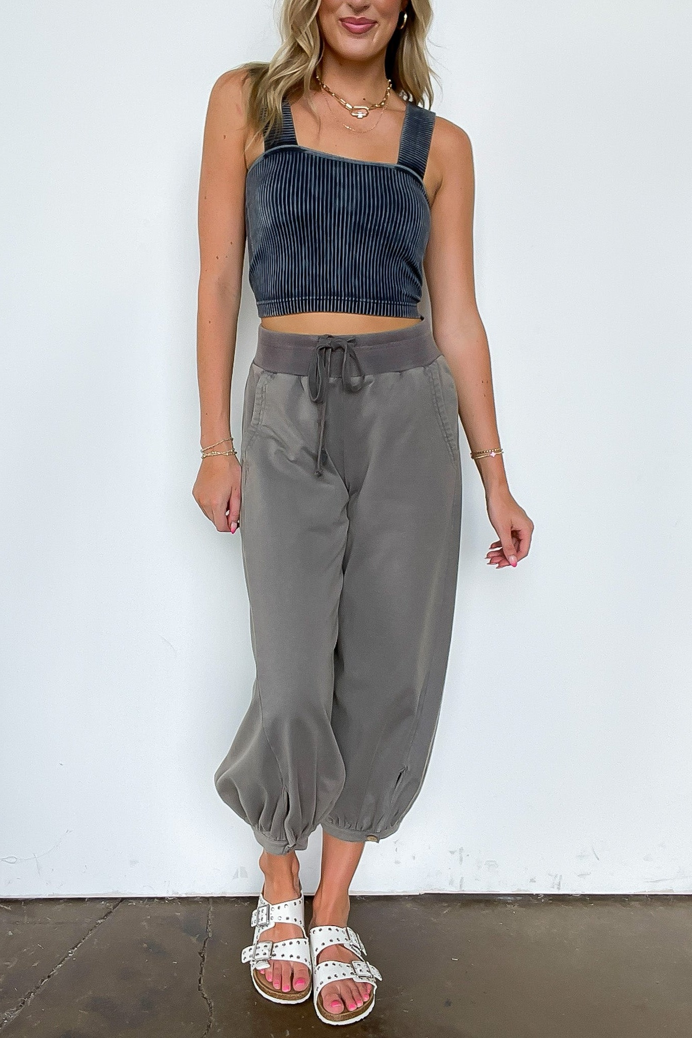 Acid Wash Bubble Pants