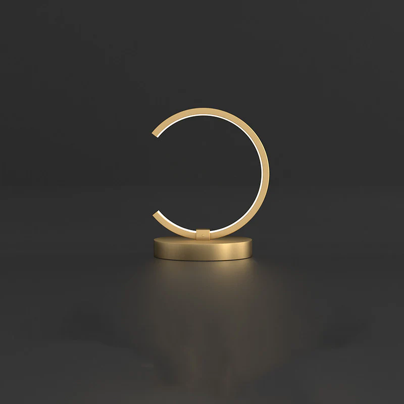 Copper Circle-Broken Circle Table Lamp