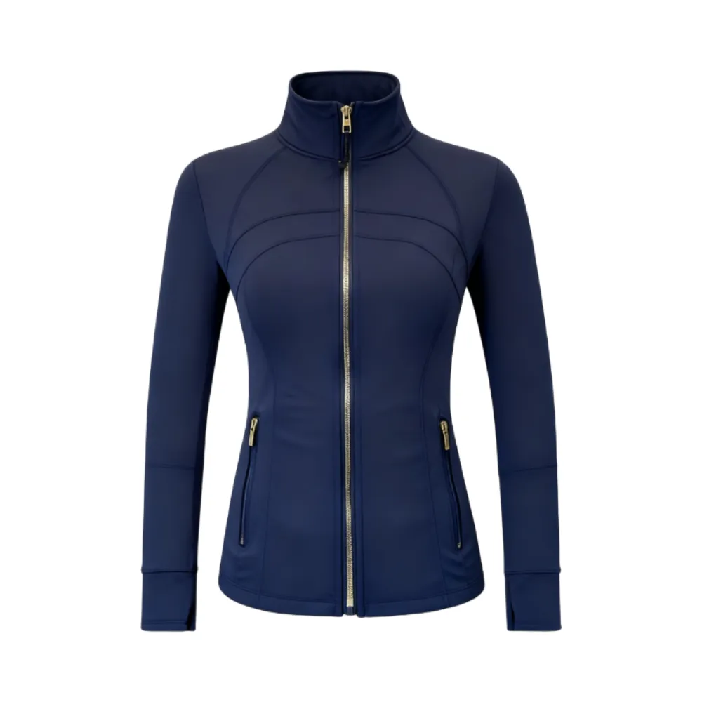 Women's sports stand up collar  yoga jacket