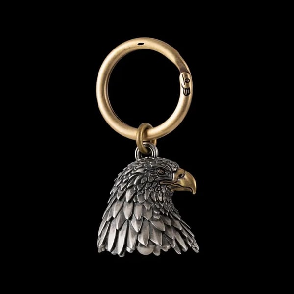 Handcrafted Bronze Eagle Bell