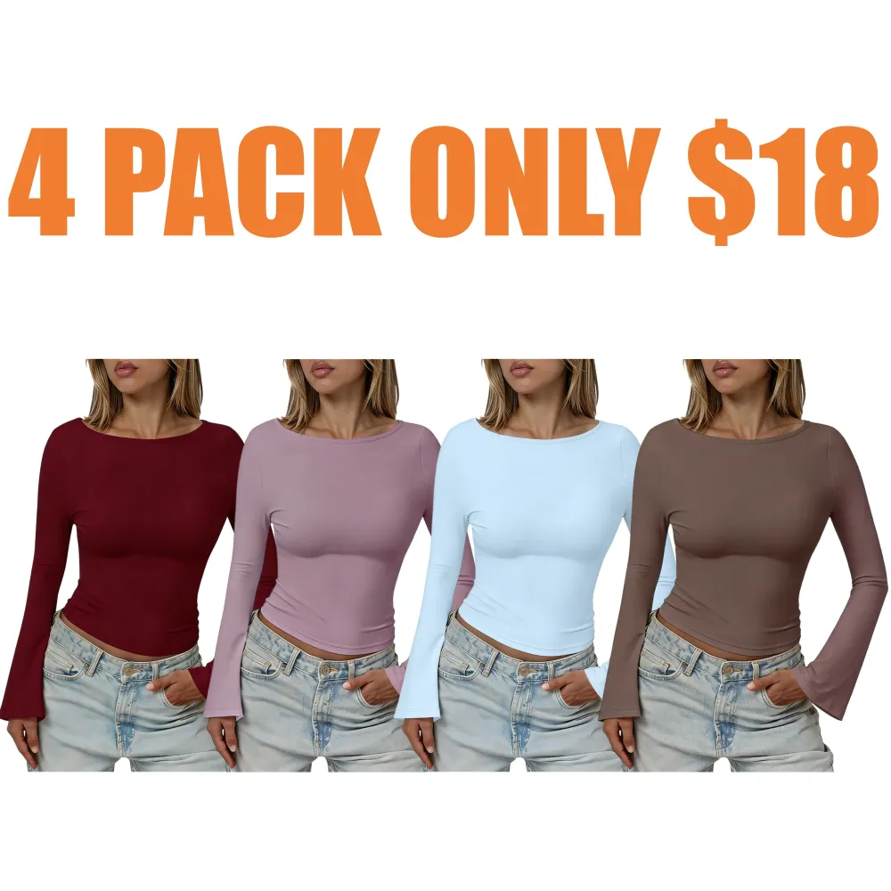 Women's Long Bell Sleeve Shirts