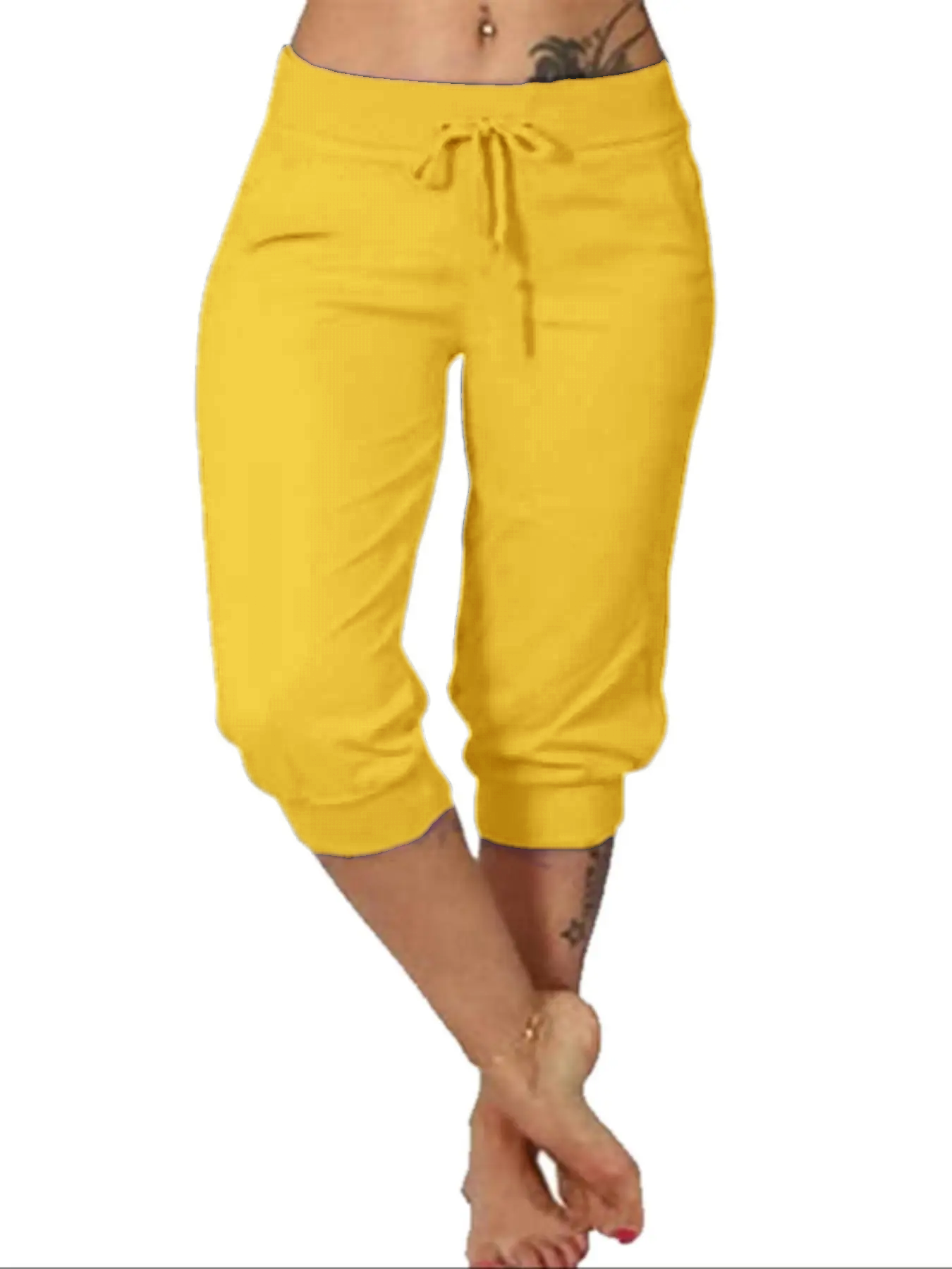 🛍️Everyday Comfort Capri Pants – Lightweight Relaxed Fit for Summer