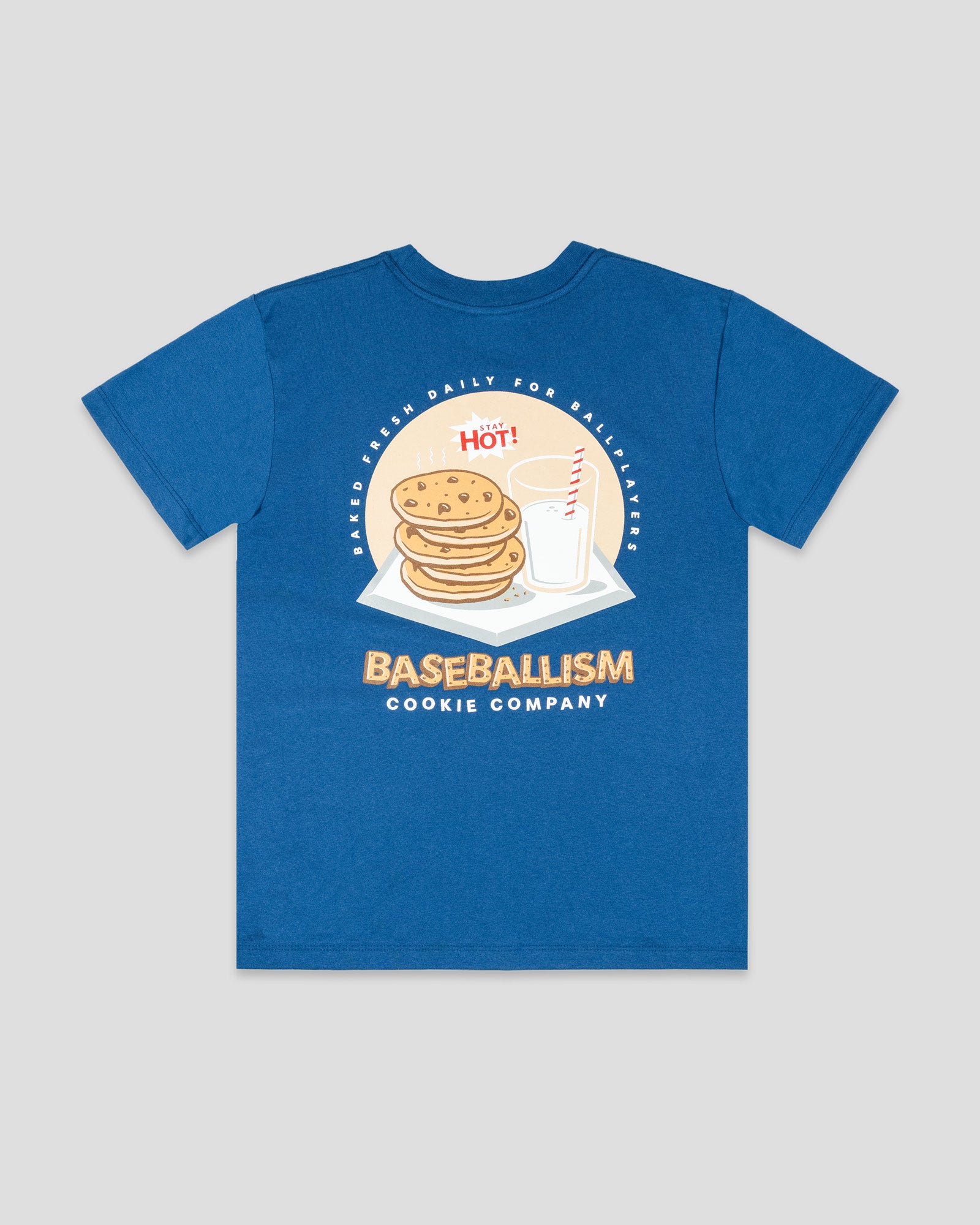 Cookies & Milk T-Shirt (Blue) - Youth