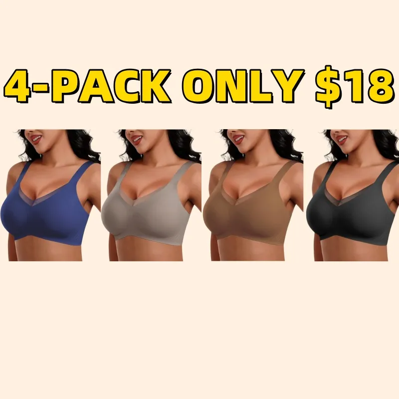 Women Wireless V-Neck Mesh Bralette (Just $3 Each!)