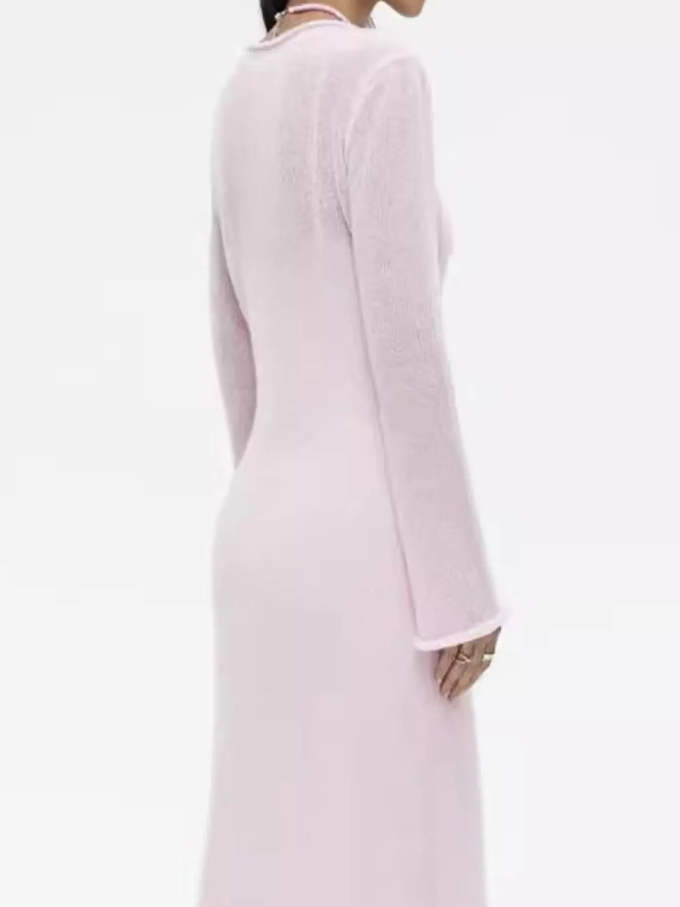 Ribbed Knit Cami Dress and Cover Up Sweater Set