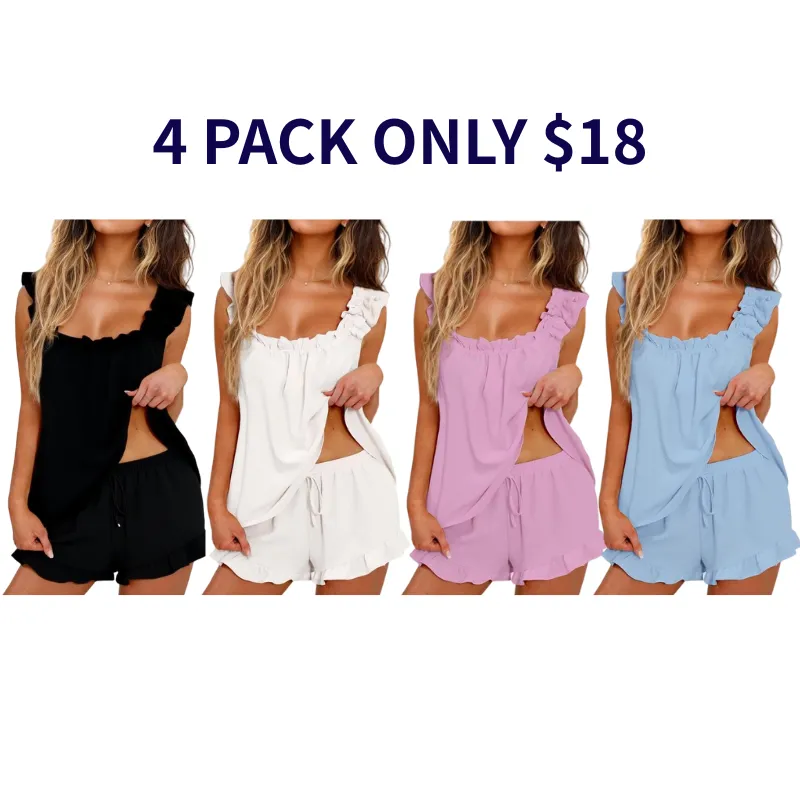 Womens Pajamas Set 2 Piece