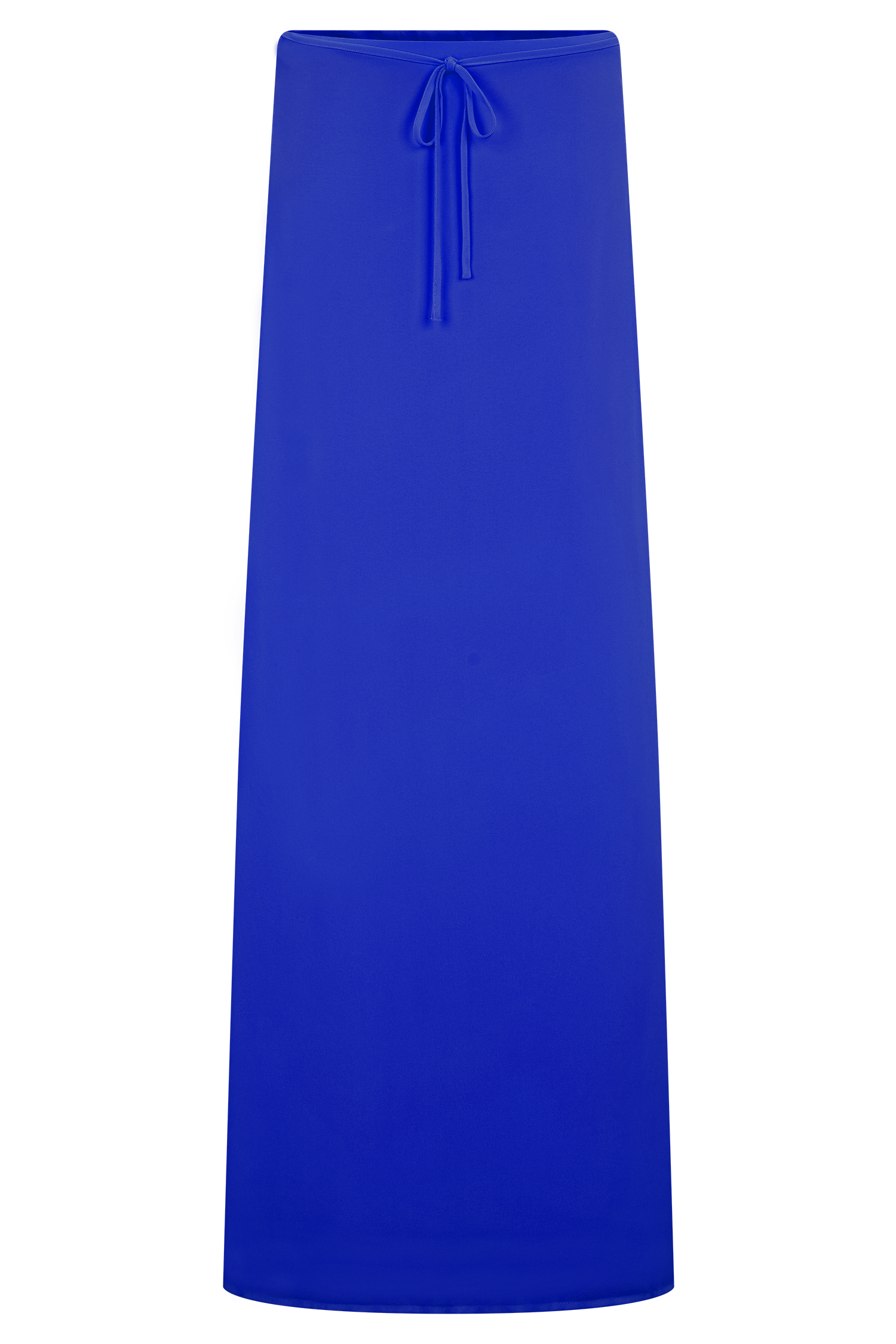 Blue Chiffon Maxi Skirt