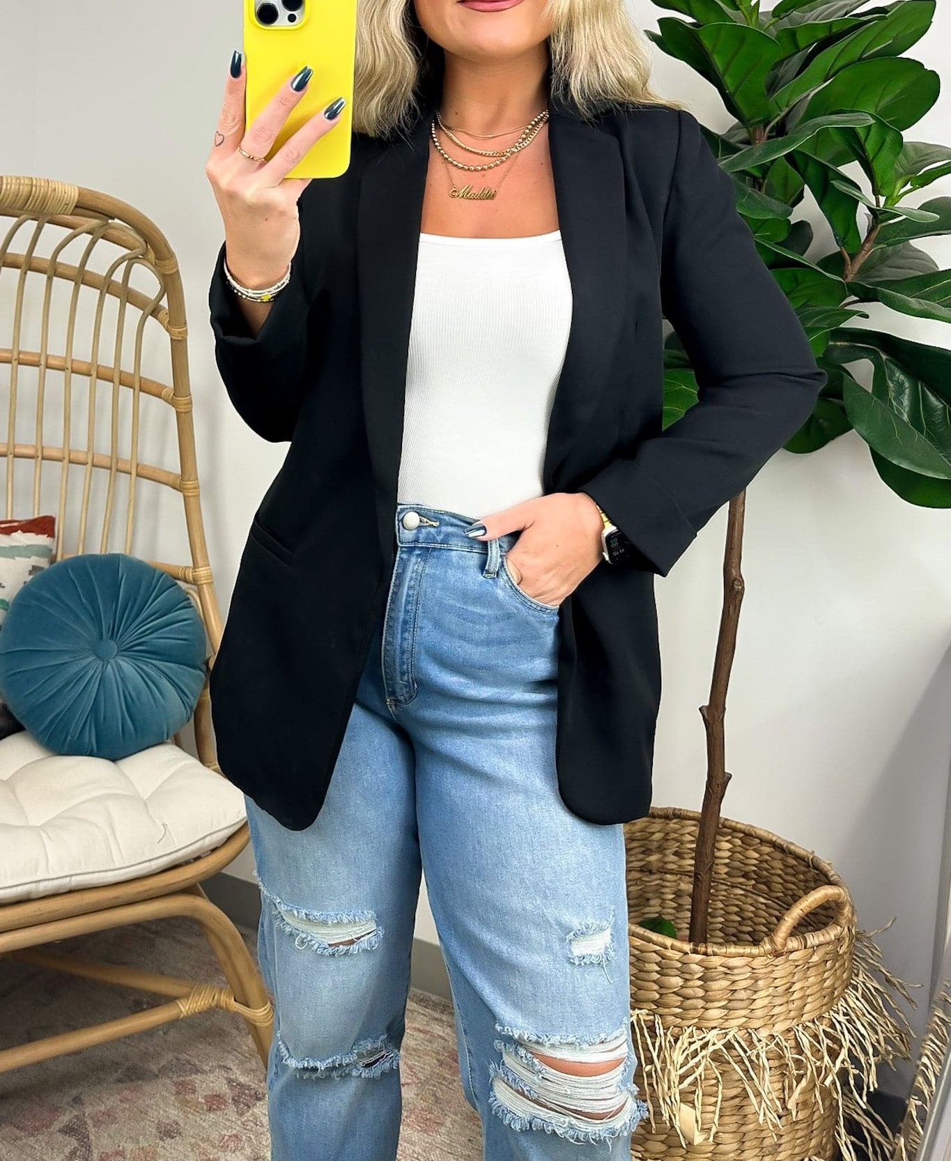 Officially Impressive Long Sleeve Classic Blazer