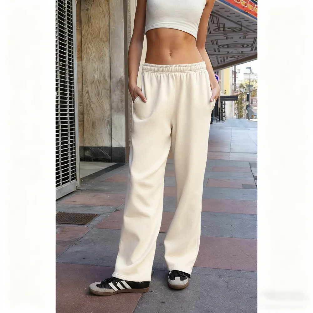 Women's Light Gray Soft Sweatpants