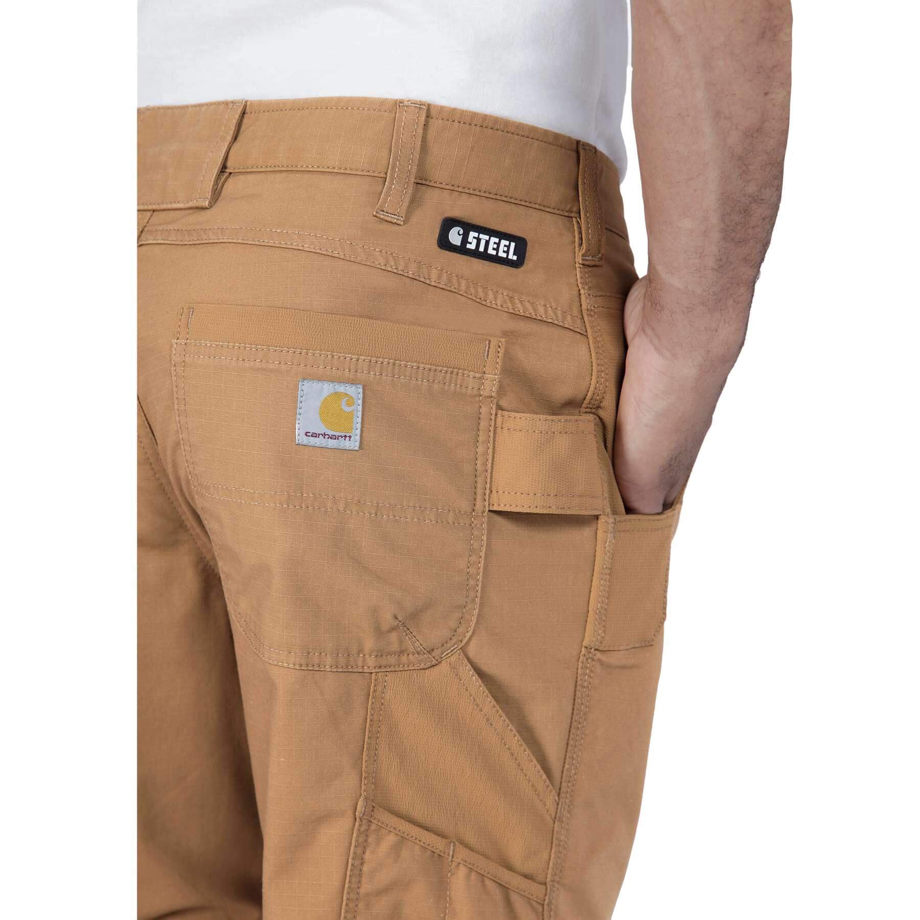 CHT Steel Rugged Flex Relaxed Fit Ripstop Double-Front Multi-Pocket Trousers 105074