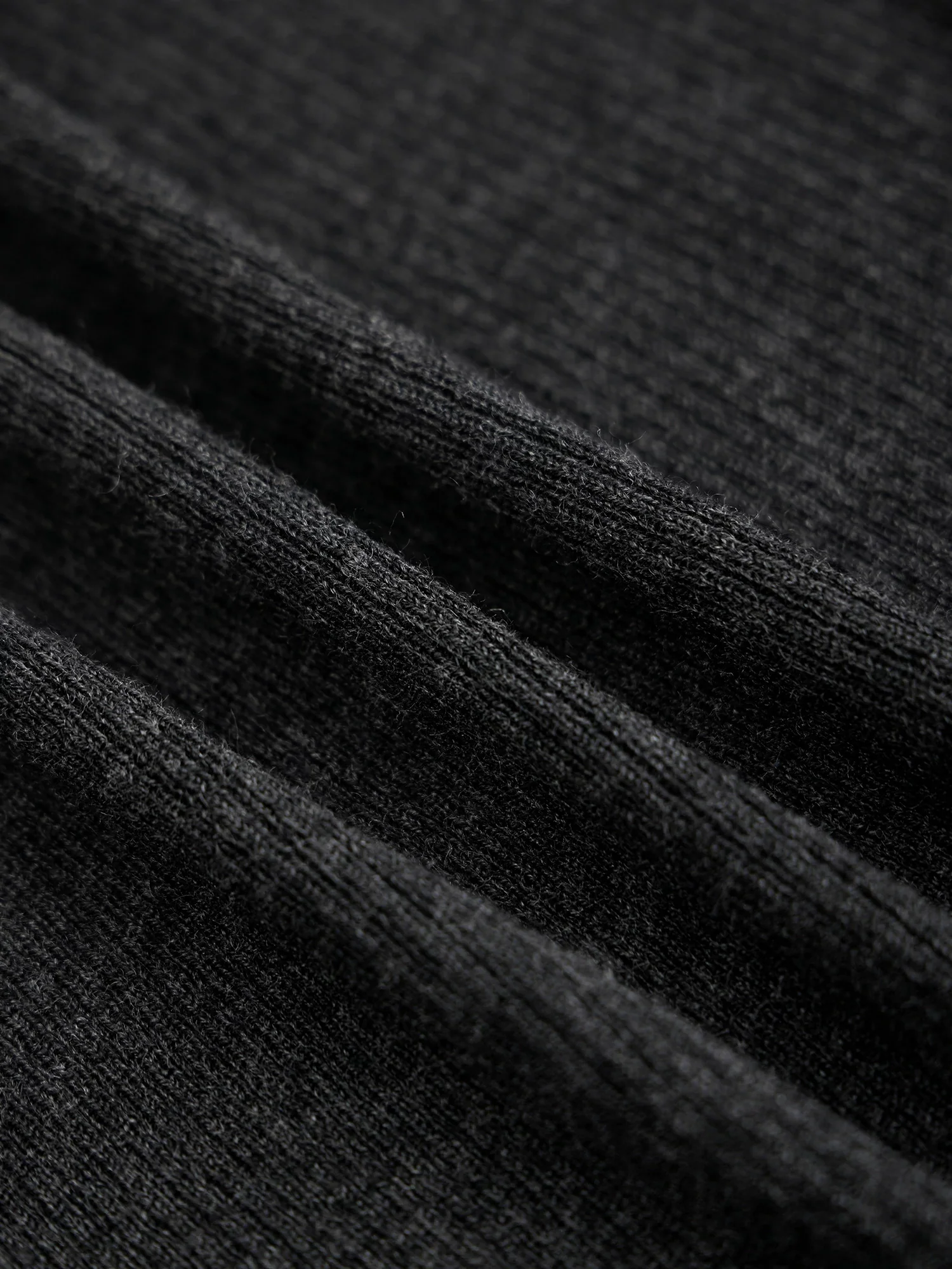 Silk & Wool Long Sleeve Button Down Knit Dress