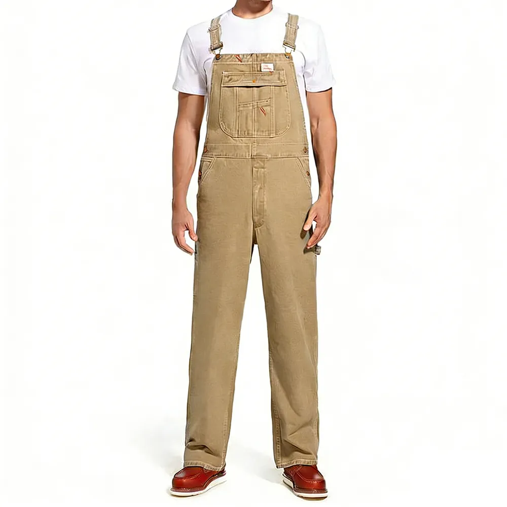 Mens Work Denim Bib Overalls