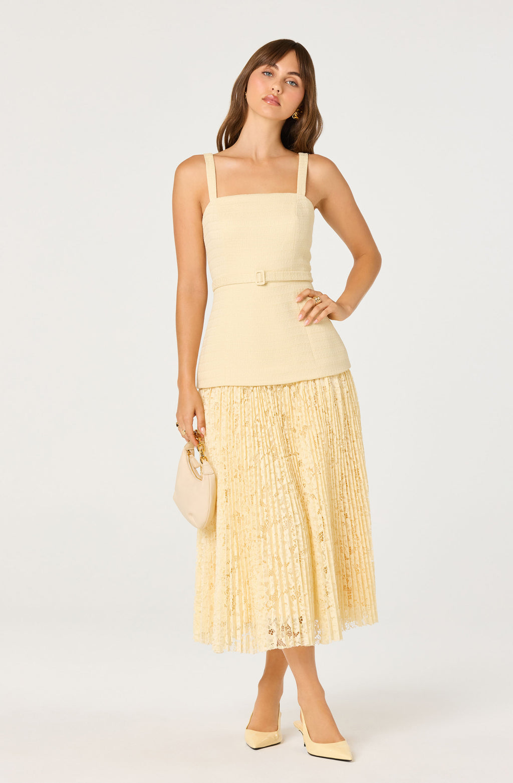 Caitlin Dress in Yellow