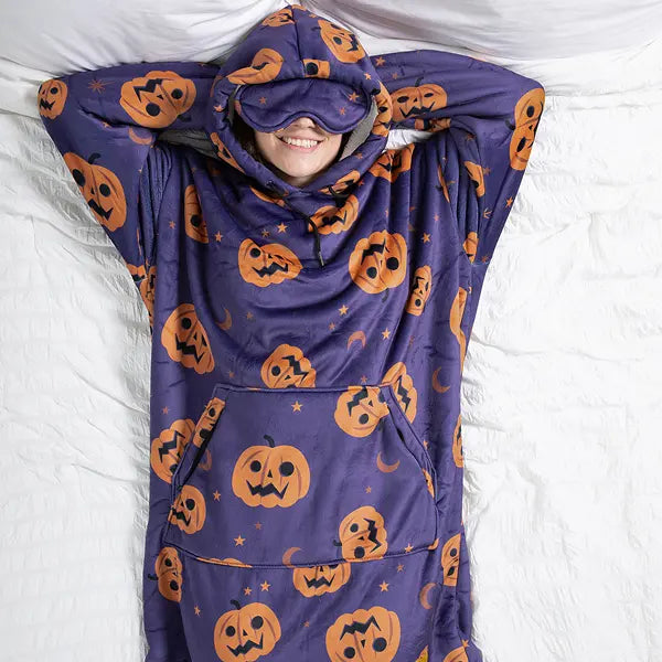 Wearable blanket Oversized with sherpa lining One size fits most.