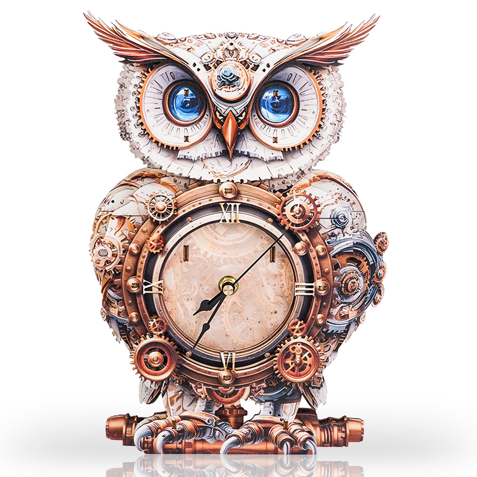 Mechanical Owl â€“ DIY Wooden Clock , 3D Puzzle Craft Kit