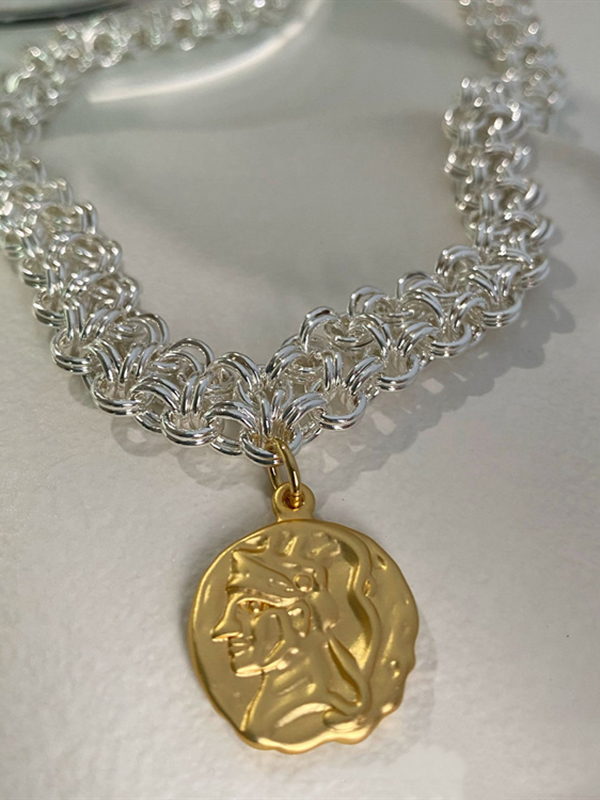 Contrast Color Classic Necklaces Accessories