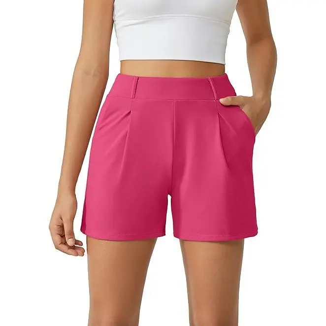 Women Trendy High Waisted Casual Summer Shorts