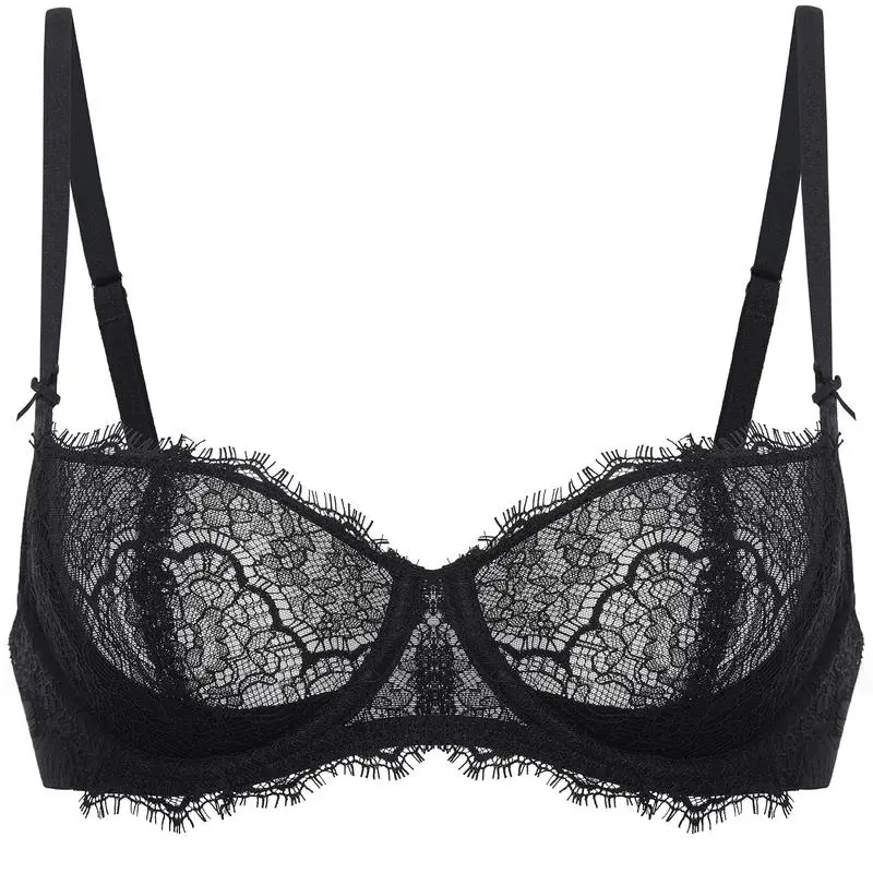 Women's Plus Size Lace Push-Up Balconette Bra