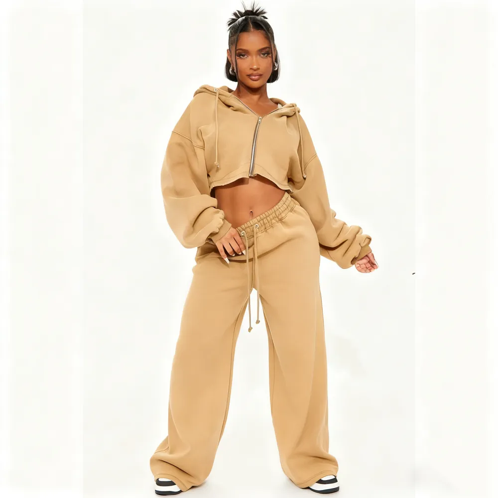 On The Go Fleece Pant Set