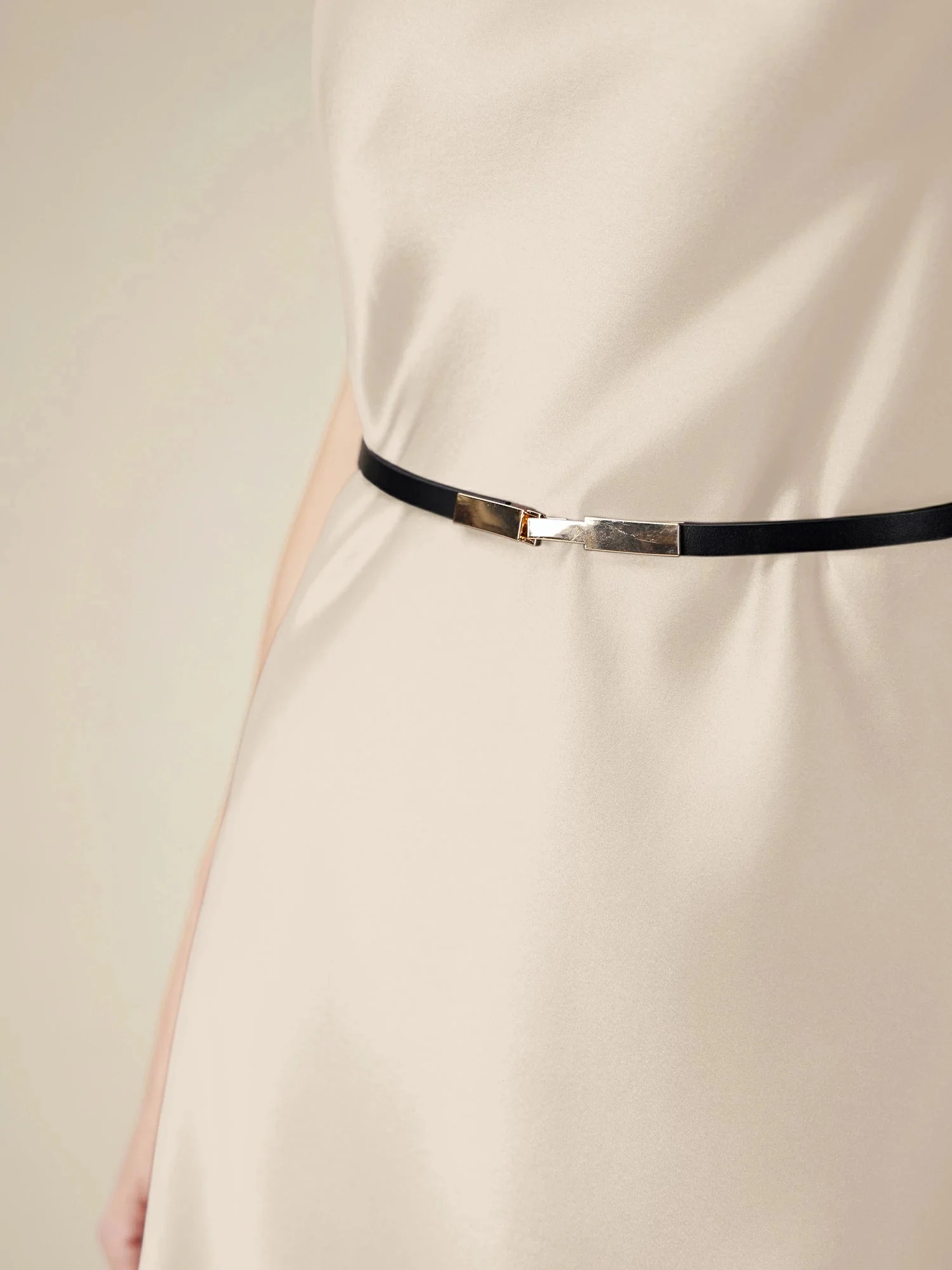 Acetate Sleeveless Long Dresses