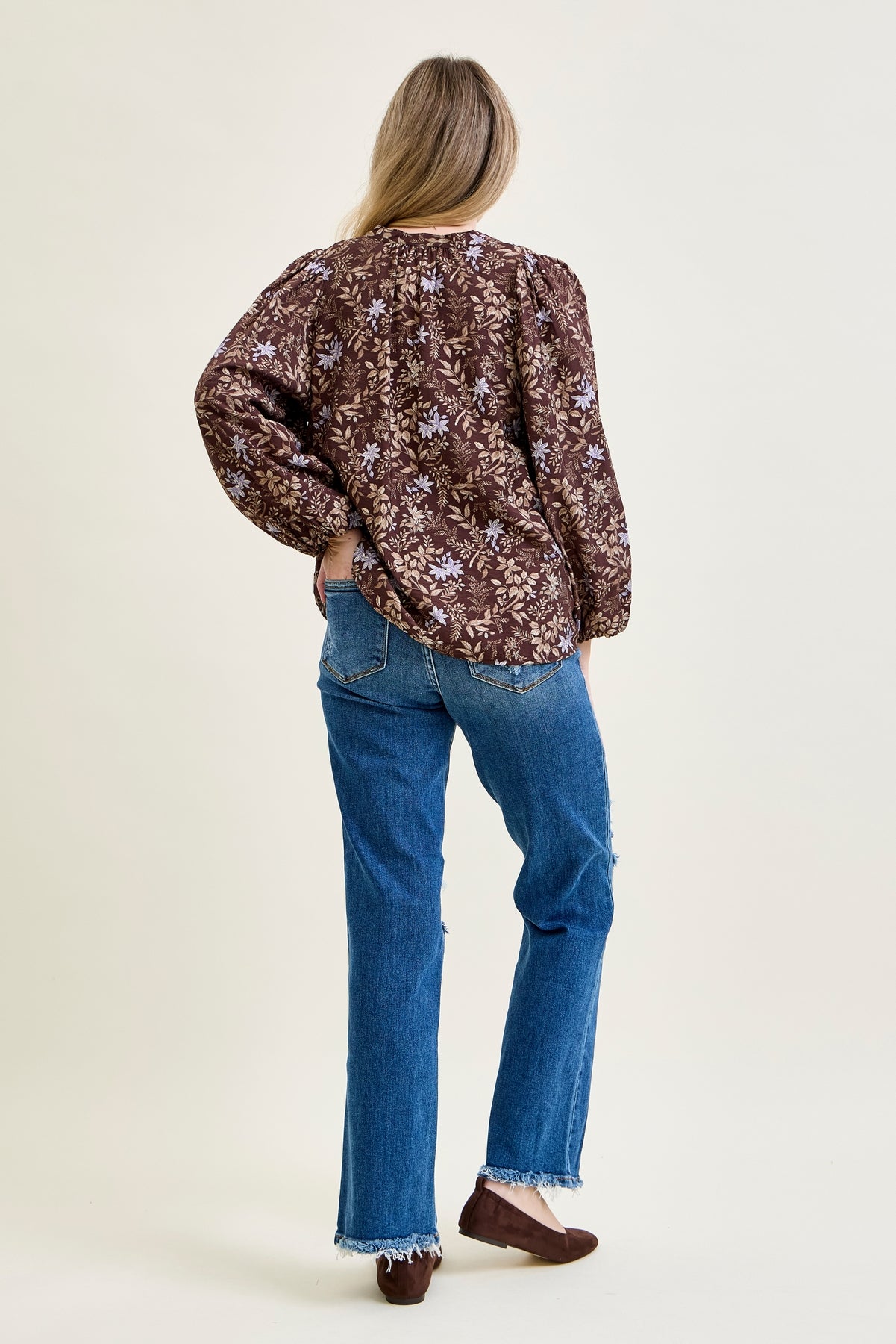 Brett Distressed Dad Jeans