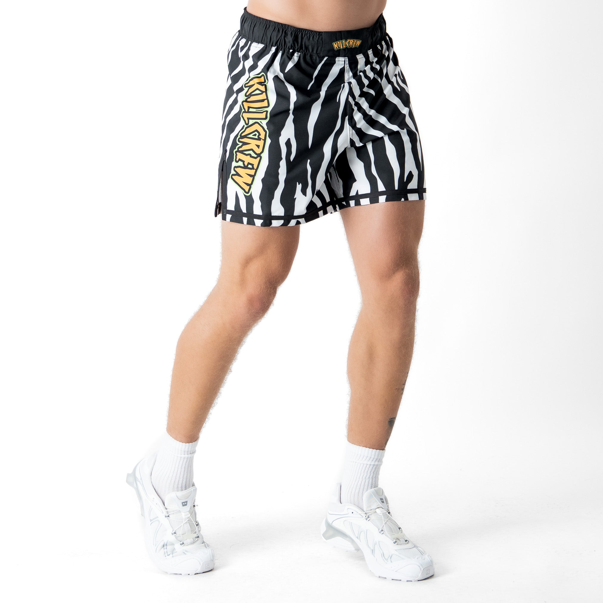 BSEM FIGHT SHORTS (THAI CUT) - ZEBRA