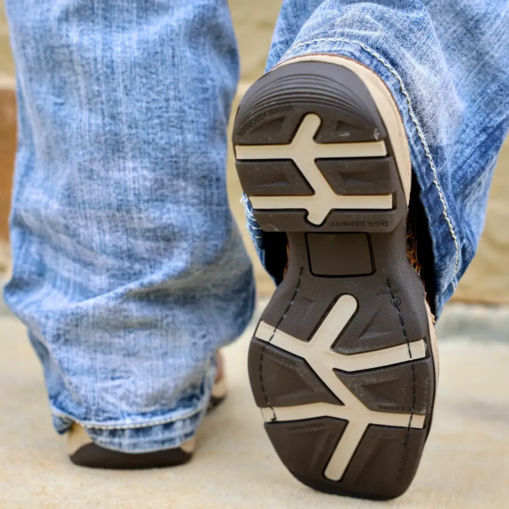 Honey American Caiman Gator Belly Leather Boots With 3D Lightweight Sole - Composite Toe