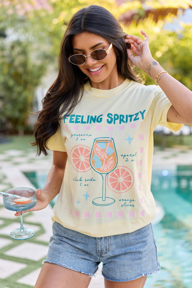 Feeling Spritzy Yellow Graphic Tee