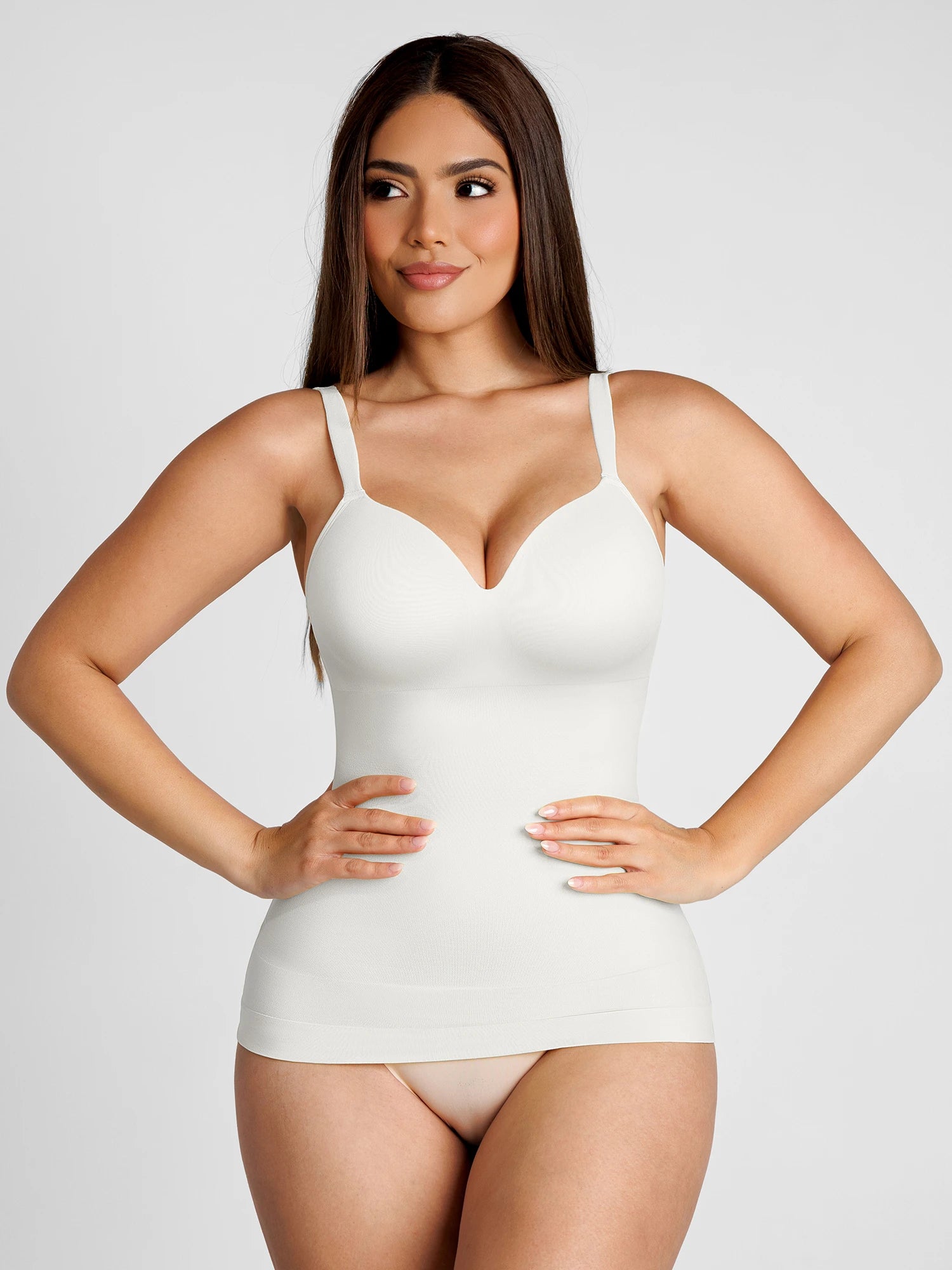 Feelingirl Seamless Built-In Bra Cami Top
