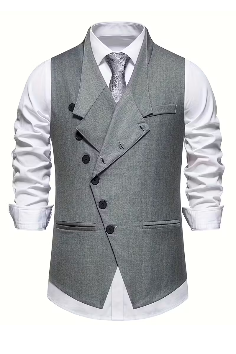Fashion Single-Breasted Suit Vest