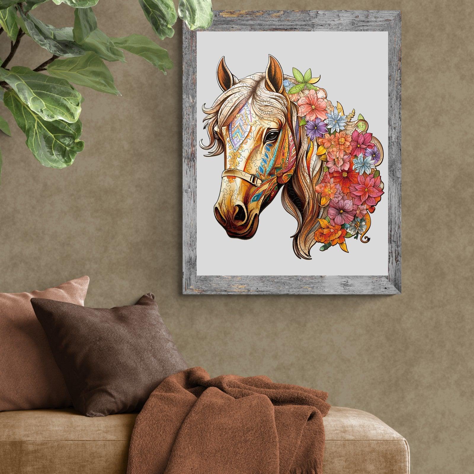Gentle Horse Wooden Jigsaw Puzzle