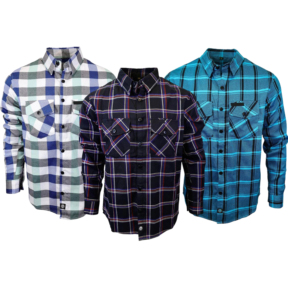 🔥 Men’s Patriot Red, White & Blue Flannel Shirt — Hidden Snap Collar