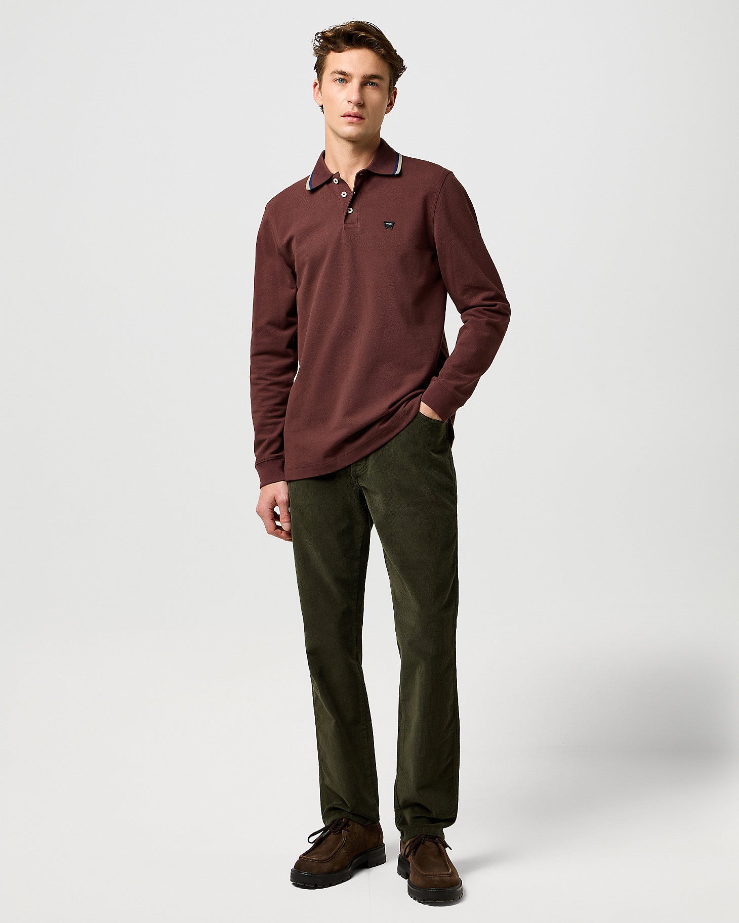 Texas SLIM Mens Cords - Forest Night